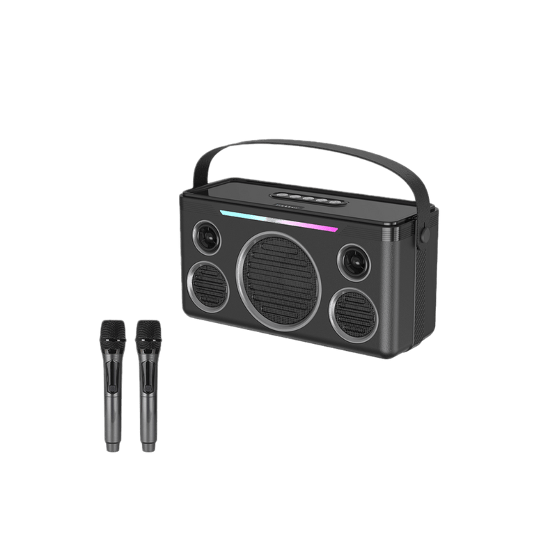 Earldom ET-A40 outdoor bass speaker with two wireless microphones
