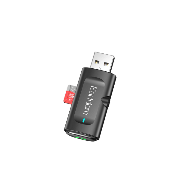 Earldom Bluetooth 5.0 Car Audio Receiver – Hands-Free Calling, TF Card & USB Playback, 3.5mm AUX Output for Car Stereo