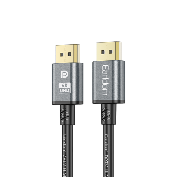 Earldom DisplayPort to HDMI Cable – 8K@60Hz, DP1.4, 2/3/5M, Aluminum Alloy, for PC, Monitor, Projector
