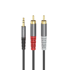 Earldom 3.5mm to Video/Audio Cable – 1.5M, Pure Copper, Gold-Plated, for Cameras, Projectors, and Audio/Video Devices