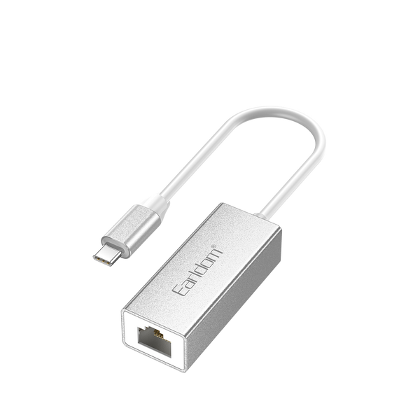 Earldom USB-C to 100Mbps Ethernet Adapter – Plug & Play, Aluminum Alloy, for Laptops, Tablets, and Smartphones