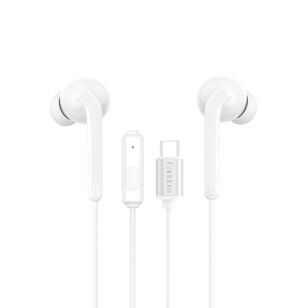 Earldom Wired Earbuds – Digital Hi-Fi Stereo Sound with Mic, 14mm Drivers for Smartphones & Tablets