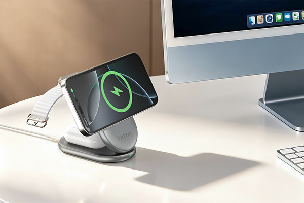 15W Fast Wireless Charging for Phone, Earbuds & Watch