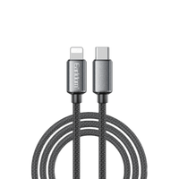 Earldom 1.2M USB-C to USB-C/L PD60W Fast Charging Cable – Braided Nylon, Durable, Data Sync – Black