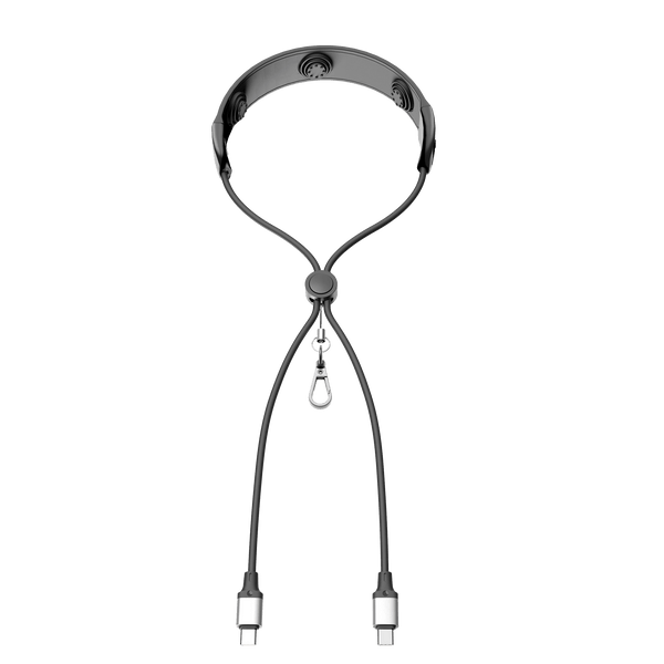 Earldom 1.5M USB-C to USB-C 100W Charging Cable with Massage Function – 3-Speed Vibration, Silicone Build