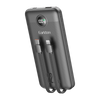 Earldom 10000mAh 2-in-1 Power Bank – Built-in Lightning & USB-C Cables, 22.5W Fast Charging