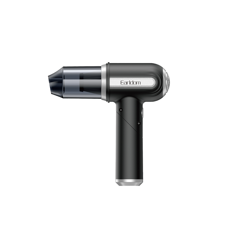 Earldom 1500mAh Cordless Car Vacuum Cleaner – 51000 RPM Motor, USB-C Charging, Lightweight with Multiple Attachments