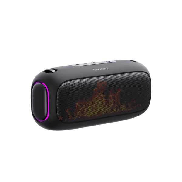 Earldom 16W Bluetooth Speaker – 9 RGB Lighting Modes + LED Flame Effect, Hands-Free Calling