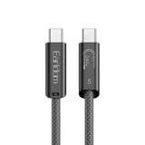 Earldom Thunderbolt 5 USB-C Cable – 240W PD, 120Gbps, 8K Display, 1M/2M, Pure Copper + Aluminum – Black/Silver