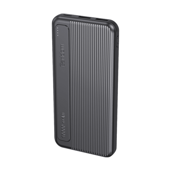Earldom 10000mAh Power Bank with LCD Display – Dual USB-A + USB-C