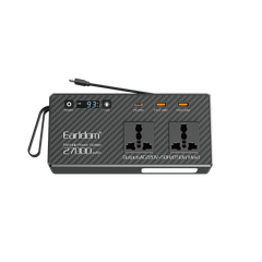 Earldom 27000mAh Car Power Inverter – 150W AC Output, 2 AC Outlets + USB-C PD60W + USB-A, Built-in Battery for Portable Power