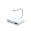 Earldom 3-in-1 USB-C OTG Card Reader – SD/TF + USB-A, for Android, iPhone 15/16, Laptops, Tablets
