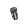 Earldom 30W PD + USB Car Charger – USB-C PD30W & USB-A QC30, Aluminum Alloy, 12-24V Input