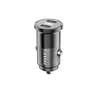 Earldom 36W Dual PD Car Charger – 2 USB-C Ports with PPS, Zinc Alloy, 36W Total, 12-24V Input