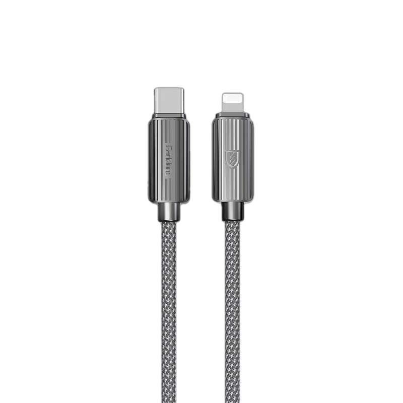 Earldom 3M USB-C to USB-C/Lighting PD60W Charging Cable – Braided, 48-Strand Copper, Data Transfer Support
