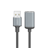 Earldom 3M USB Extension Cable – USB 2.0 A-Male to A-Female, Aluminum Alloy, Extra-Long Cord for Printer, Camera, Keyboard