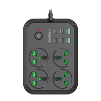 Earldom 4-Outlet Power Strip with 4 USB-C and 2 USB-A Ports (UK Plug)