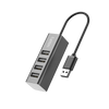 Earldom 4-Port USB 2.0 Hub – Aluminum Alloy Housing, Plug & Play, for Laptops, Desktops, USB Devices