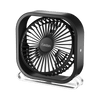 Earldom 4-Speed Portable Desk Fan – 5W USB Powered, Aluminum Base, Quiet Operation for Home & Office