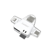 Earldom 6-in-1 OTG Card Reader – SD/TF + USB + USB-C + Lightning + Micro USB, for iPhone, Android, PC, Mac