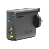 Earldom 65W GaN Charger with Digital Display (UK Plug)