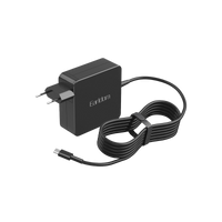 Earldom 65W USB-C Laptop Power Adapter – PD 3.0, 100-240V, 1.2M Cable, EU/UK Plug, Compact Design