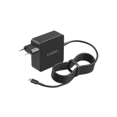 Earldom 65W USB-C Laptop Power Adapter – PD 3.0, 100-240V, 1.2M Cable, EU/UK Plug, Compact Design
