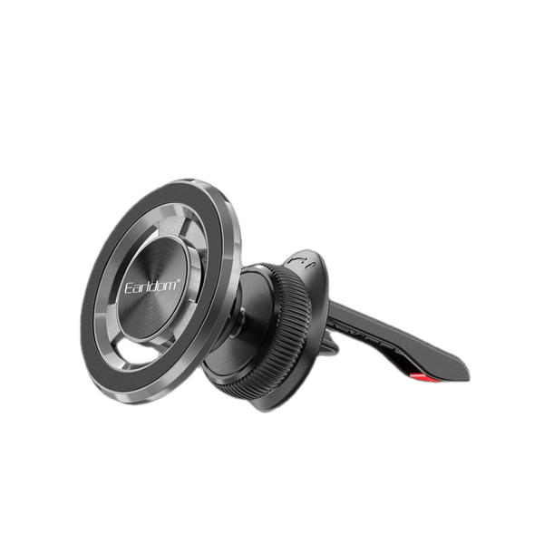 Earldom Air Vent Magnetic Phone Mount – 6x N52 Strong Magnets for MagSafe & All Smartphones – Aluminum Alloy