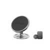Earldom Full-Metal Aluminum Magnetic Car Mount – 360° Rotation for Dashboard, Silver & Black Options