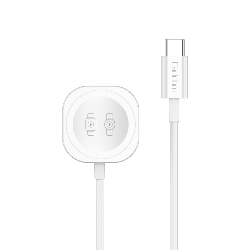 Earldom Apple Watch Wireless Charger – Dual Protocol Support for Apple & Samsung, Type-C