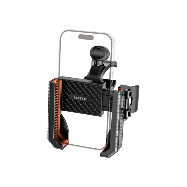 Earldom Bicycle Phone Mount – Adjustable 68-98mm Holder for 4.7-7.2" Smartphones, Handlebar Mount for Cycling