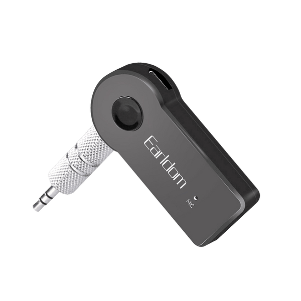 Earldom Bluetooth 5.0 Car Audio Receiver – 3.5mm AUX, USB Powered, Hands-Free Calling with Noise Reduction Mic