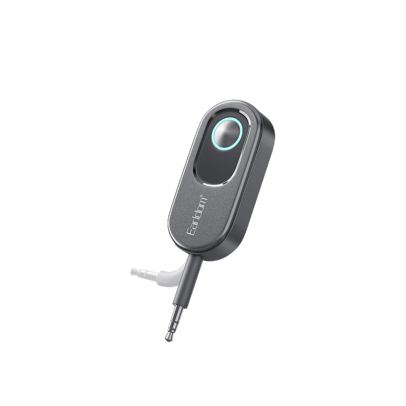 Earldom ET-BR07 2-in-1 wireless audio adapter with 3.5mm plug and light ring
