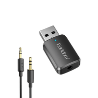 Earldom Wireless Audio Receiver – Dual Output USB + AUX, Includes Audio Cable, Handsfree