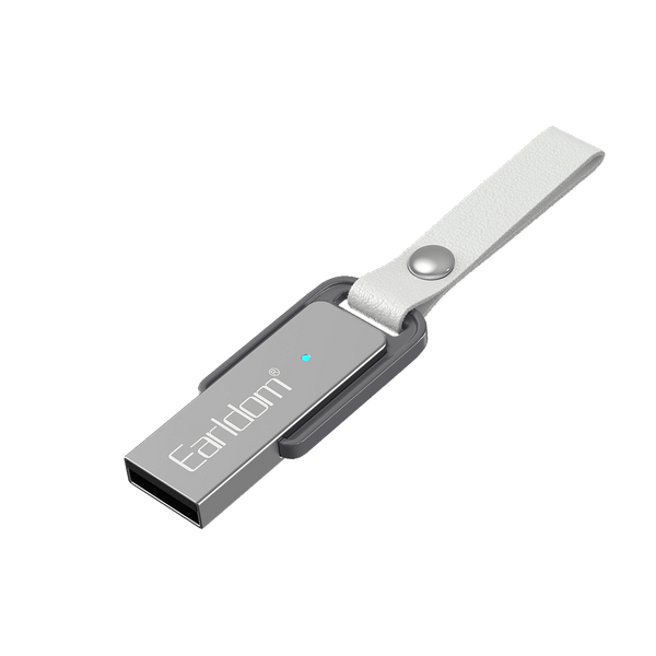 Earldom Bluetooth 5.3 Audio Receiver – Portable with Carabiner Clip, 3.5mm AUX, 10M Range, Hands-Free Calling for Car & Stereo
