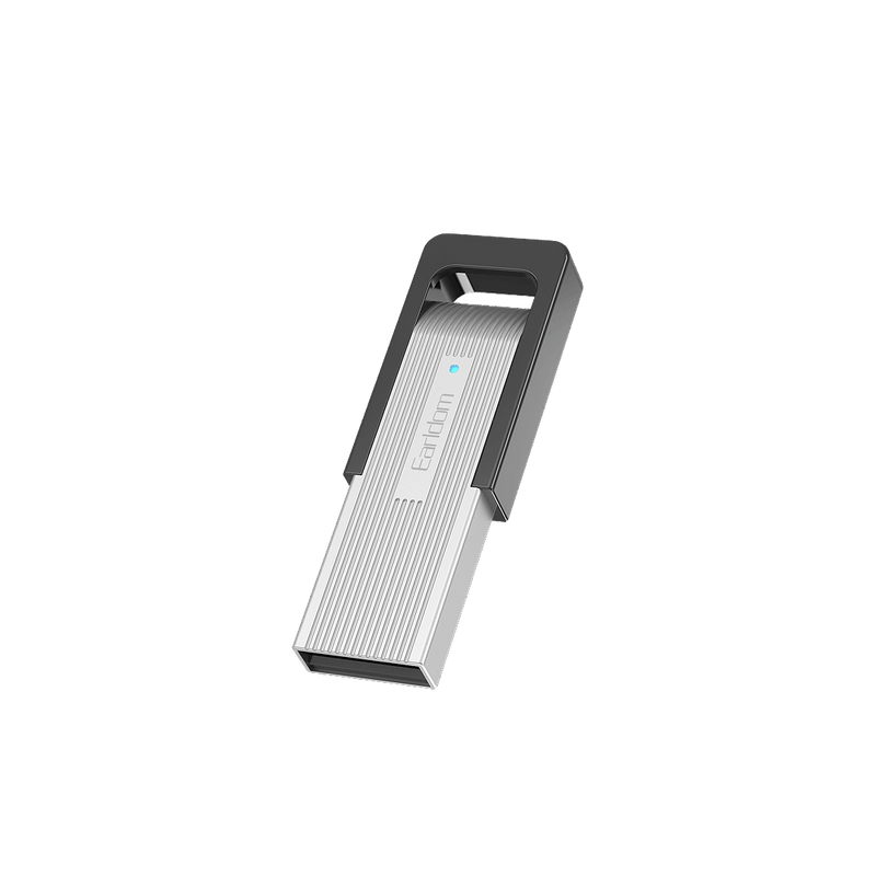 Earldom Wireless Audio Receiver – Brushed Metal, AUX Output, Hands-Free, Universal