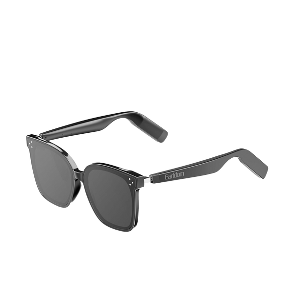 Earldom Bluetooth 5.3 Smart Audio Glasses – Open-Ear Stereo Sound, 8H Playtime, 1-Week Standby, Hands-Free Calling