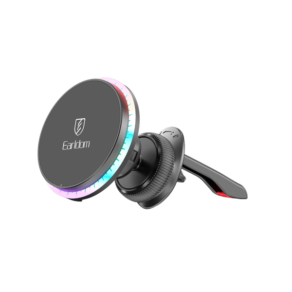 Earldom Car Magnetic Wireless Charger – 10W Fast Charging for iPhone & Android – Vent Mount