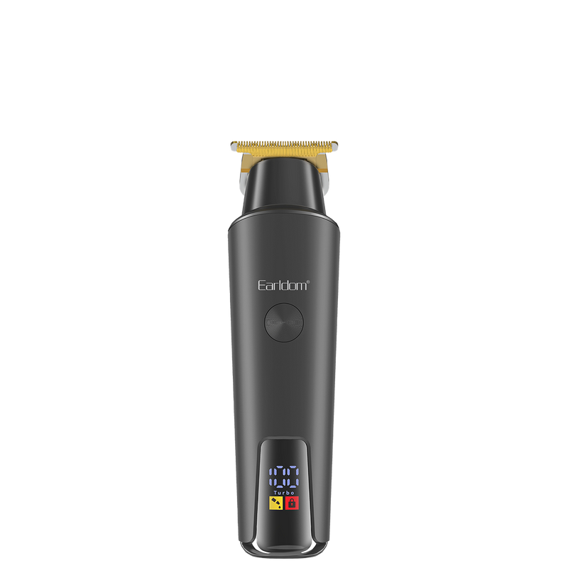 Earldom ET-HC06 cordless hair clipper with digital display, front view