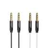 Earldom Spring Coiled 3.5mm Audio Cable – 2M, TPE, Aluminum Alloy, for Car, Home Stereo, Headphones