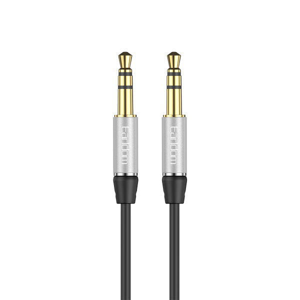 Earldom 3.5mm to 3.5mm Audio Cable – 1M, TPE + Aluminum Alloy, Universal Aux Cord for Car, Speaker, Headphone