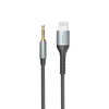 Earldom Lightning to 3.5mm Audio Cable – 1M, Aluminum Alloy + TPE, for iPhone, iPad, iOS Devices to Car/Audio