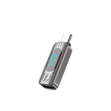 Earldom Lightning to USB-C Adapter – 60W PD with Digital Voltage Display, Zinc Alloy, for Charging & Data Transfer