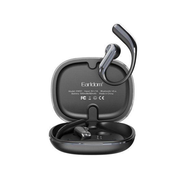 Earldom Open-Ear Wireless Earbuds – Bluetooth 5.4, 8H Playtime, 12mm Drivers, IPX5 Waterproof for Sports & Running