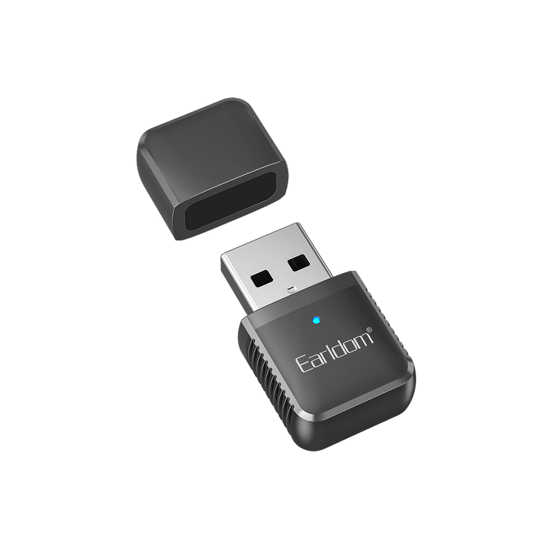 Earldom HD Sound Wireless Audio Receiver – USB Plug & Play, 10M, Compact