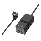 Earldom Power Strip with 2 PD and 2 USB-C Ports – Universal Socket (EU Plug)