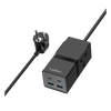 Earldom Power Strip with 2 PD and 2 USB-C Ports – Universal Socket (EU Plug)