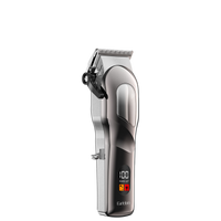 Earldom Professional Hair Clipper – 2000mAh Battery, 180-Minute Runtime, Dual Charging (USB-C + Charging Dock), Stainless Steel Blades