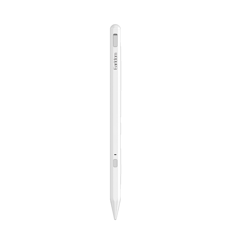 Earldom ET-P7 white active stylus pen for iPad, front view