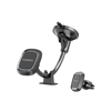 Earldom Stick-On Magnetic Phone Mount – 4x N45 Magnets for Dashboard, Windshield & Smooth Surfaces